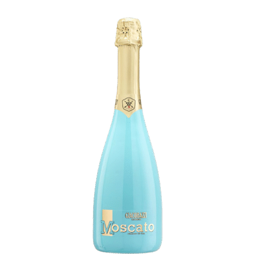 Moscato Bianco Sparkling Sweet White In Blue Flute