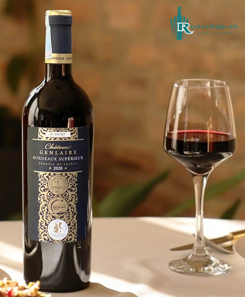 Rượu Vang Chateau Genlaire Bordeaux Superieur