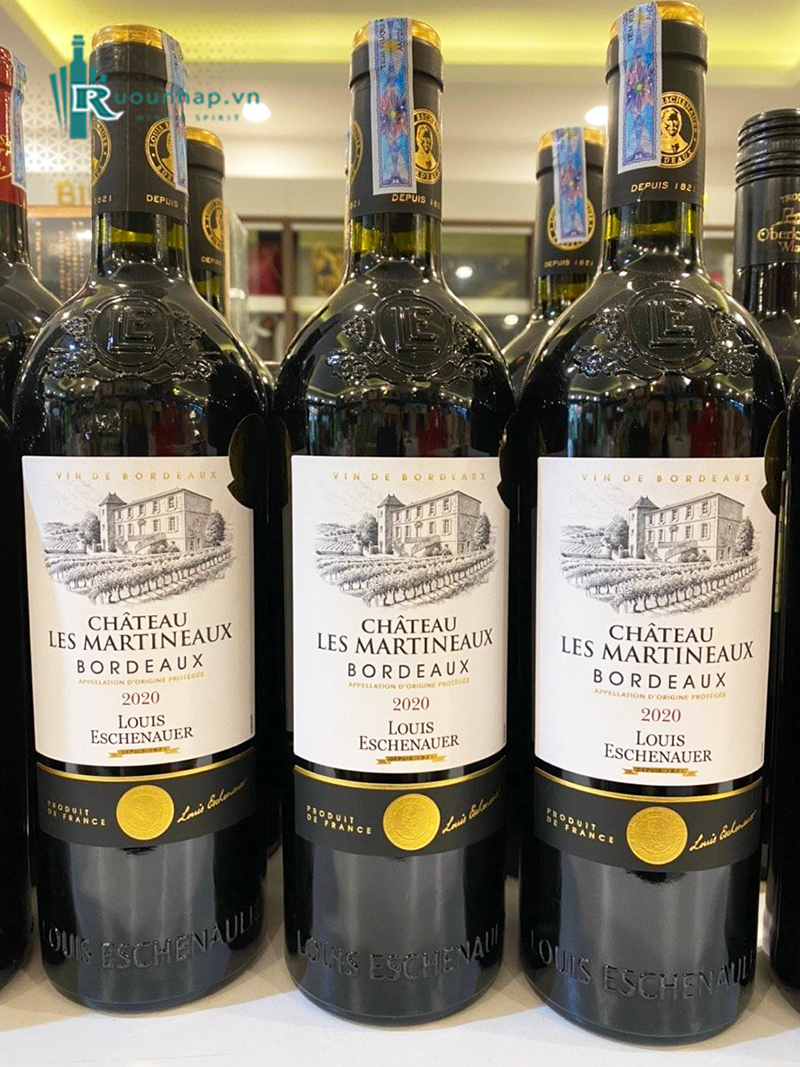 Rượu Vang Chateau Les Martineaux Bordeaux