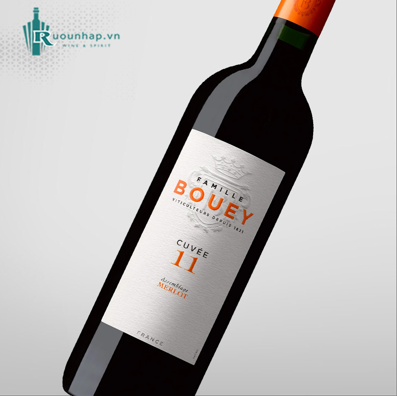 Rượu Vang Famille Bouey Cuvee 11 Merlot