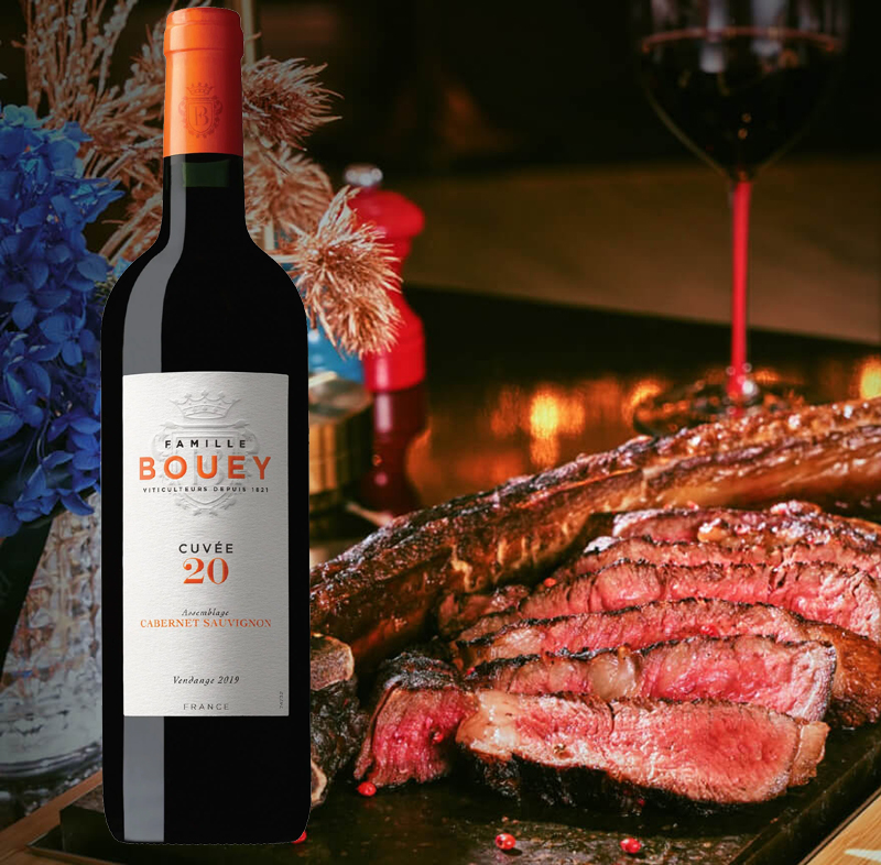 Rượu Vang Famille Bouey Cuvee 20 Cabernet Sauvignon