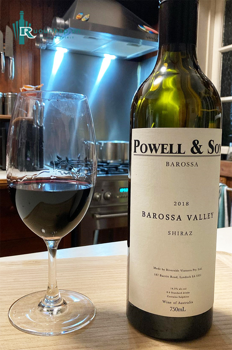 Rượu Vang Powell & Son Barossa Valley Shiraz