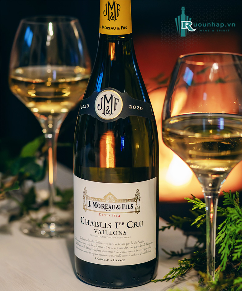 Rượu Vang Chablis 1er Cru Vaillons