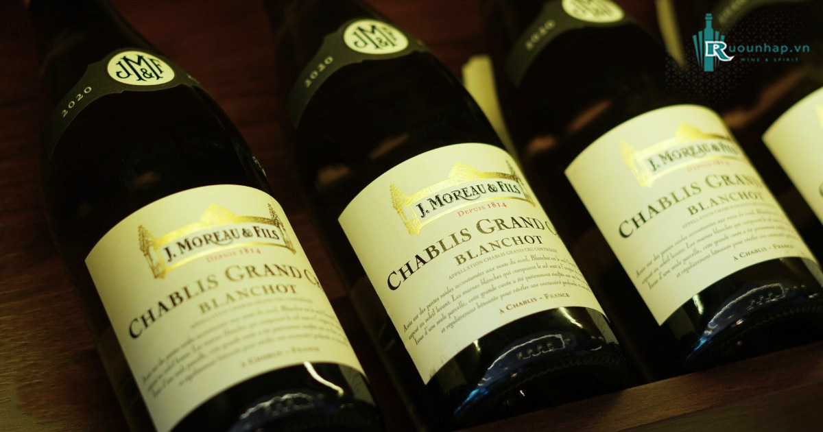 Rượu Vang Chablis Grand Cru Blanchot