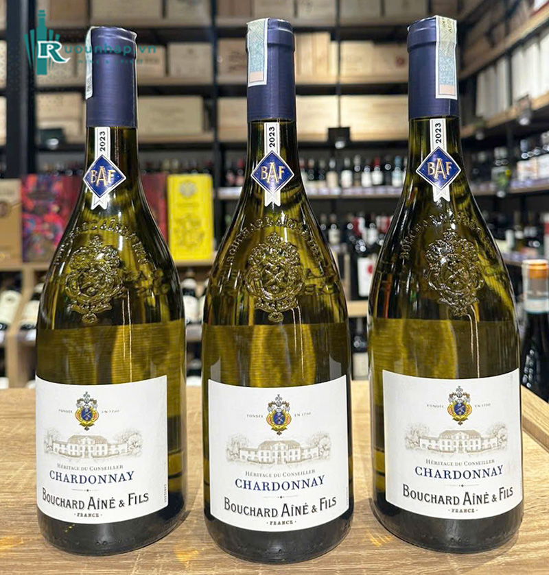 Rượu Vang Heritage du Conseiller Chardonnay Bouchard Aine & Fils