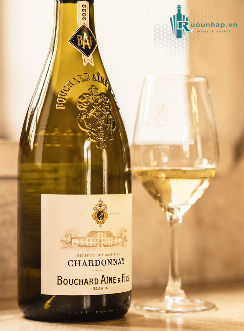 Rượu Vang Heritage du Conseiller Chardonnay Bouchard Aine & Fils