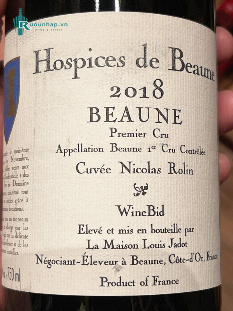 Rượu Vang Hospices de Beaune Beaune 1er Cru Cuvee Nicolas Rolin