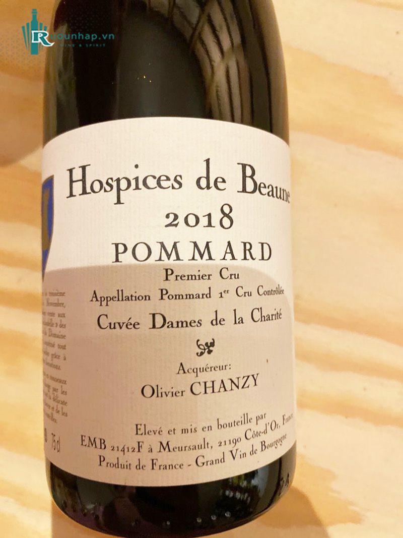 Rượu Vang Hospices de Beaune Pommard 1er Cru Cuvee Dames de la Charite