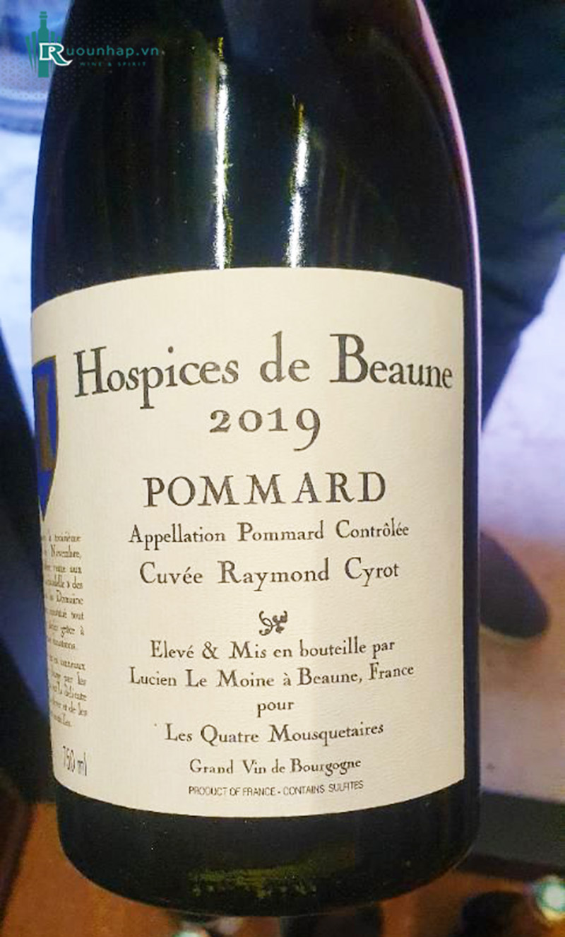 Rượu Vang Hospices de Beaune Pommard Cuvee Raymond Cyrot