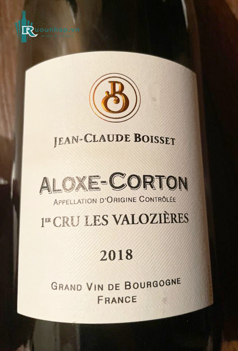 Rượu Vang Jean Claude Boisset Aloxe Corton Premier Cru Les Valozieres