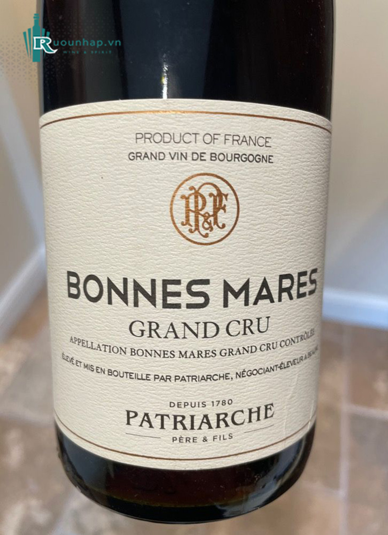 Rượu Vang Patriarche Bonnes Mares Grand Cru