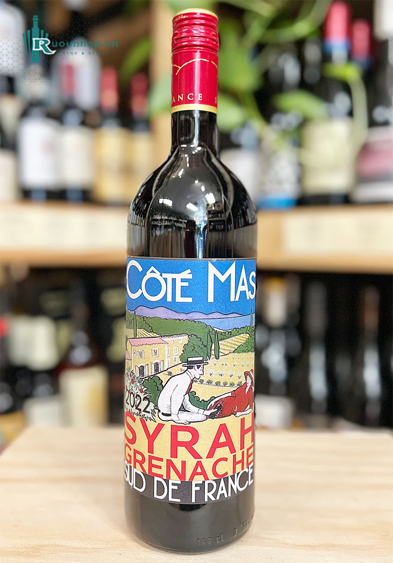 Rượu Vang Cote Mas Syrah Grenache