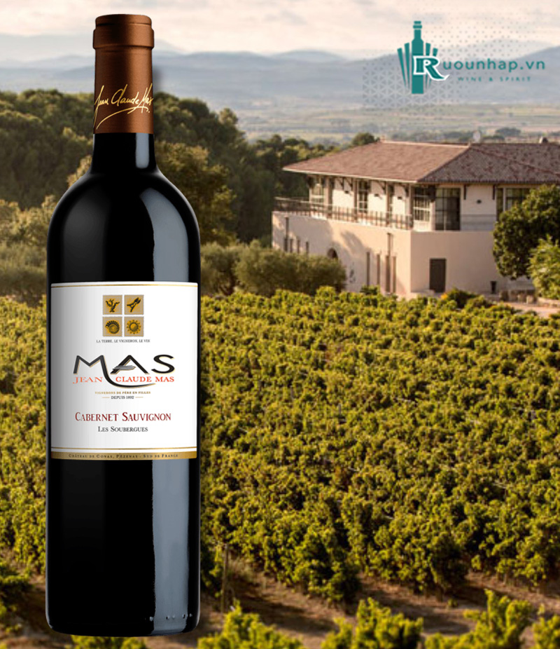 Rượu Vang Jean Claude Mas Cabernet Sauvignon Les Soubergues