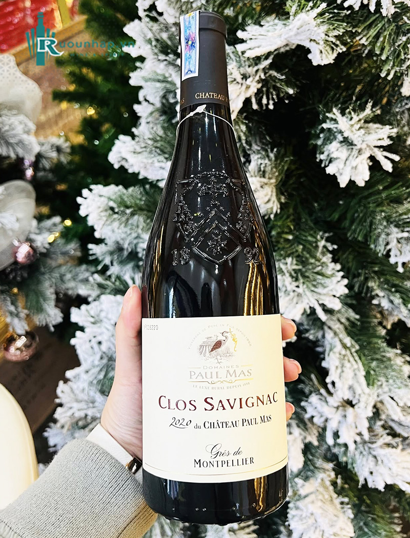 Rượu Vang Chateau Paul Mas Clos de Savignac Gres de Montpellier
