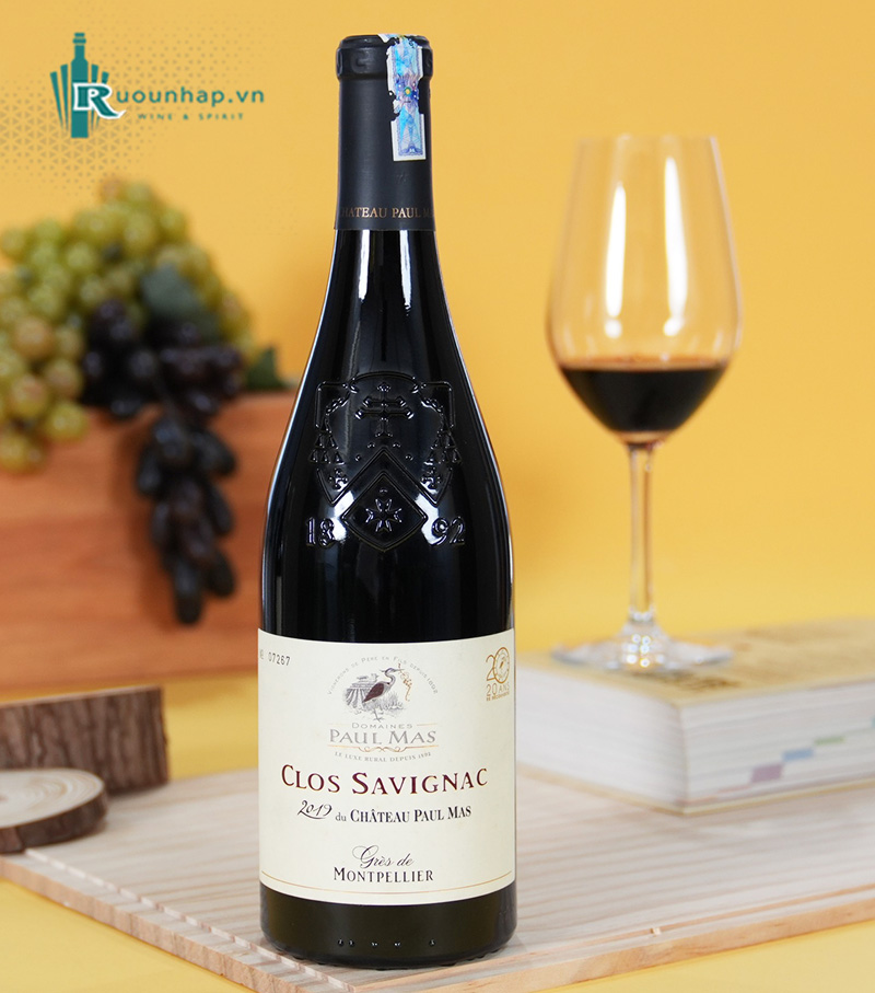 Rượu Vang Chateau Paul Mas Clos de Savignac Gres de Montpellier