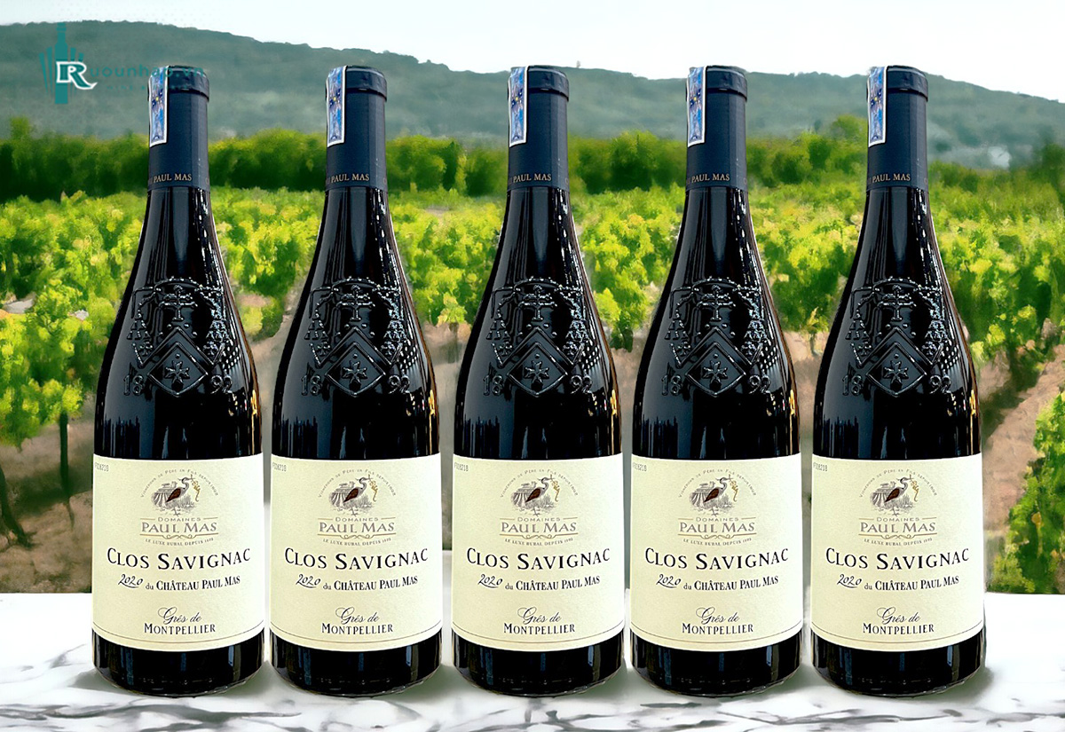 Rượu Vang Chateau Paul Mas Clos de Savignac Gres de Montpellier