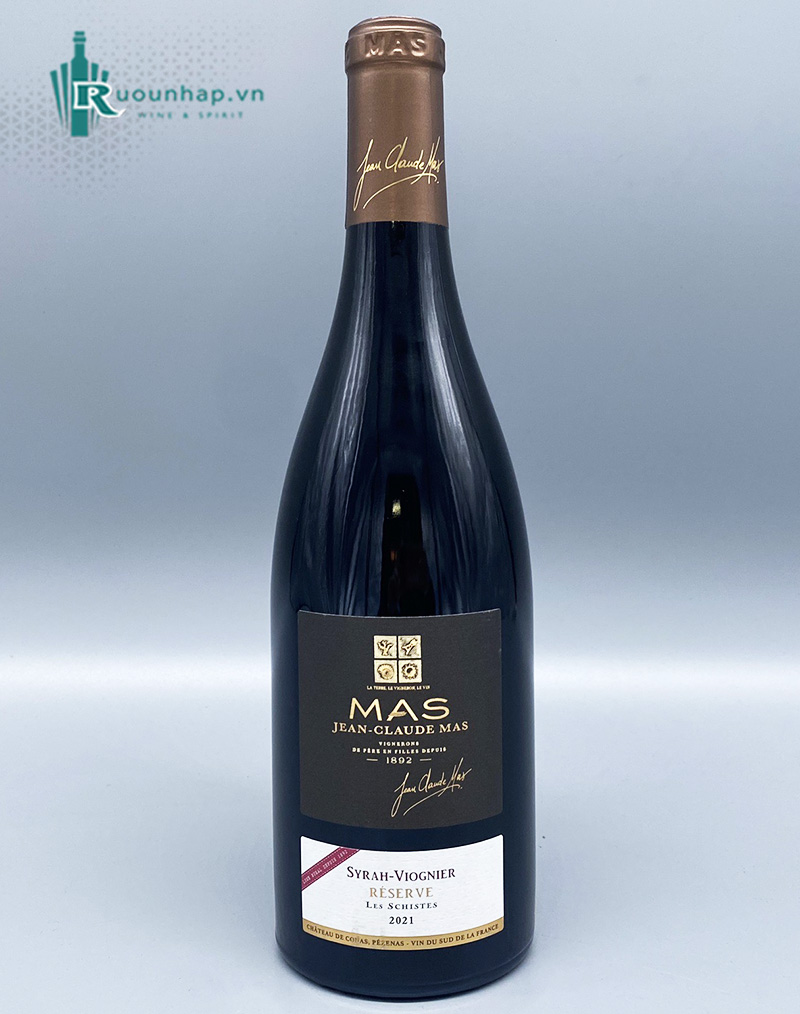 Rượu Vang Jean Claude Mas Syrah Viognier Reserve Les Schistes